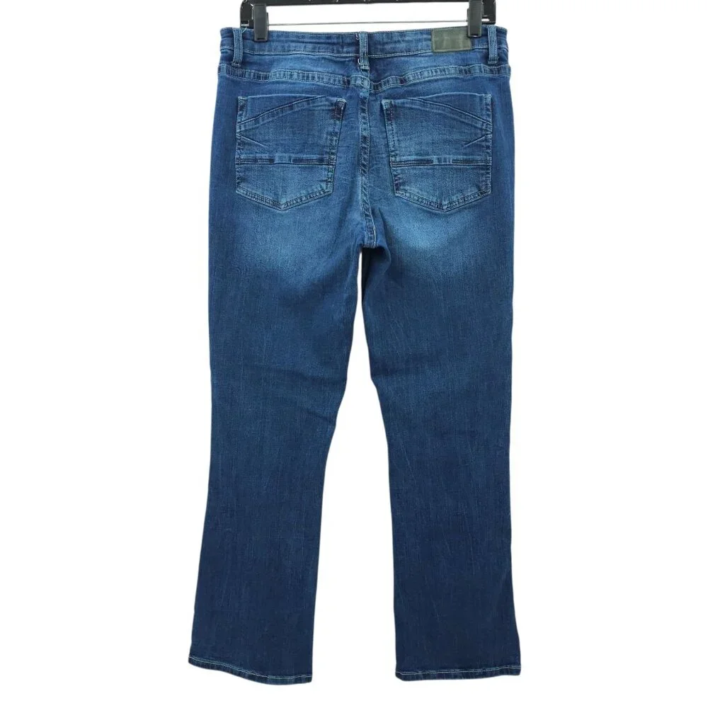 Buckle BKE Gabby Jeans High Rise Curvy Fit Bootcut 29x28.5 Stretch Dark Wash - Picture 2 of 12